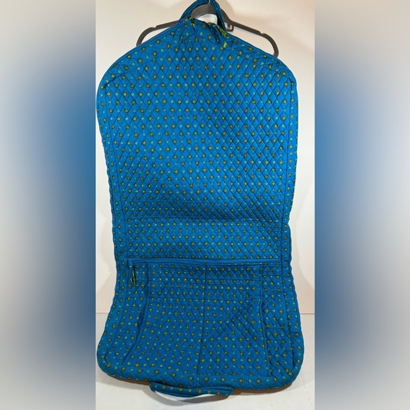 Garment Bag Blue Green Paisley Country French Provençal Quilted Hanging 26”X48” - Picture 5 of 14